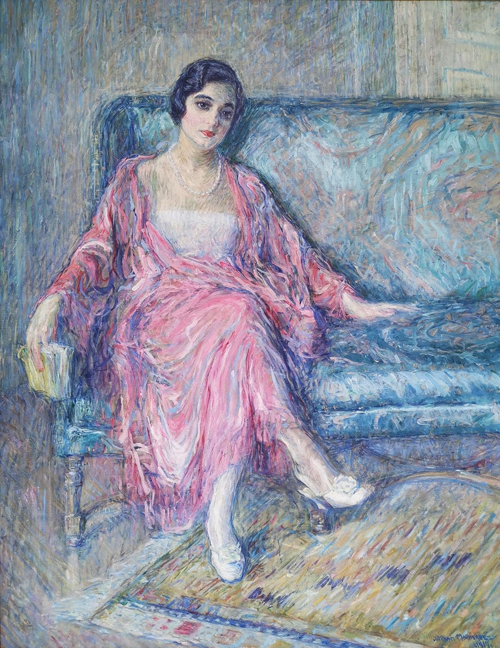 William Malherbe, Portrait de Mademoiselle R. Lequien, 1914