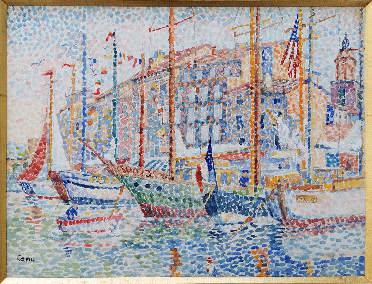 Yvonne Canu, The Port of St. Tropez