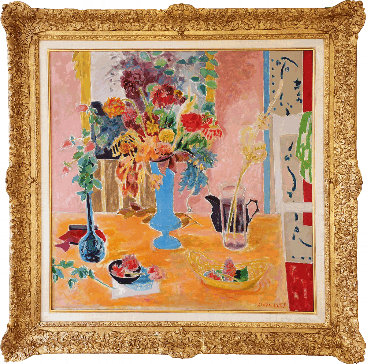 Jules Cavaillès, Le vase bleu
