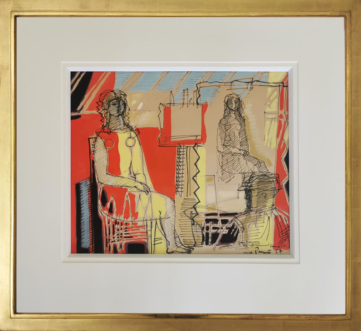 Max Papart, Le peintre et son modèle (The Painter and his Model)