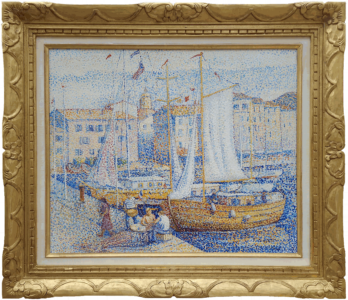 Yvonne Canu, Vue du port de St. Tropez