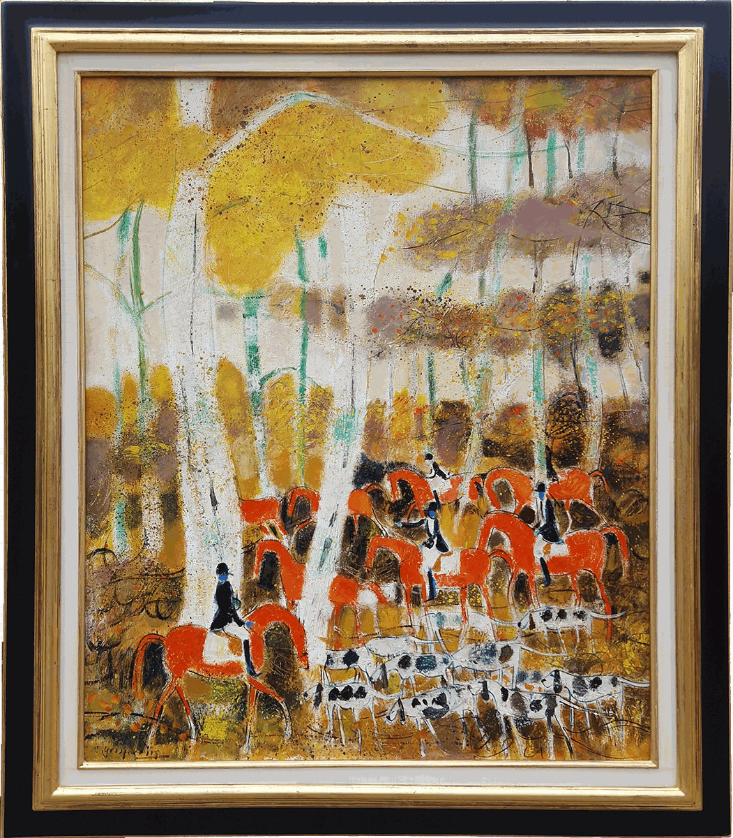 Claude Grosperrin, Chasse à courre