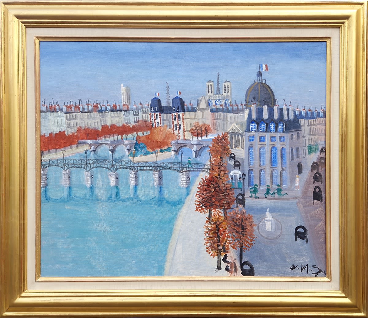 Armand-Marie Guérin, Vue de I’île de la cité, Notre Dame