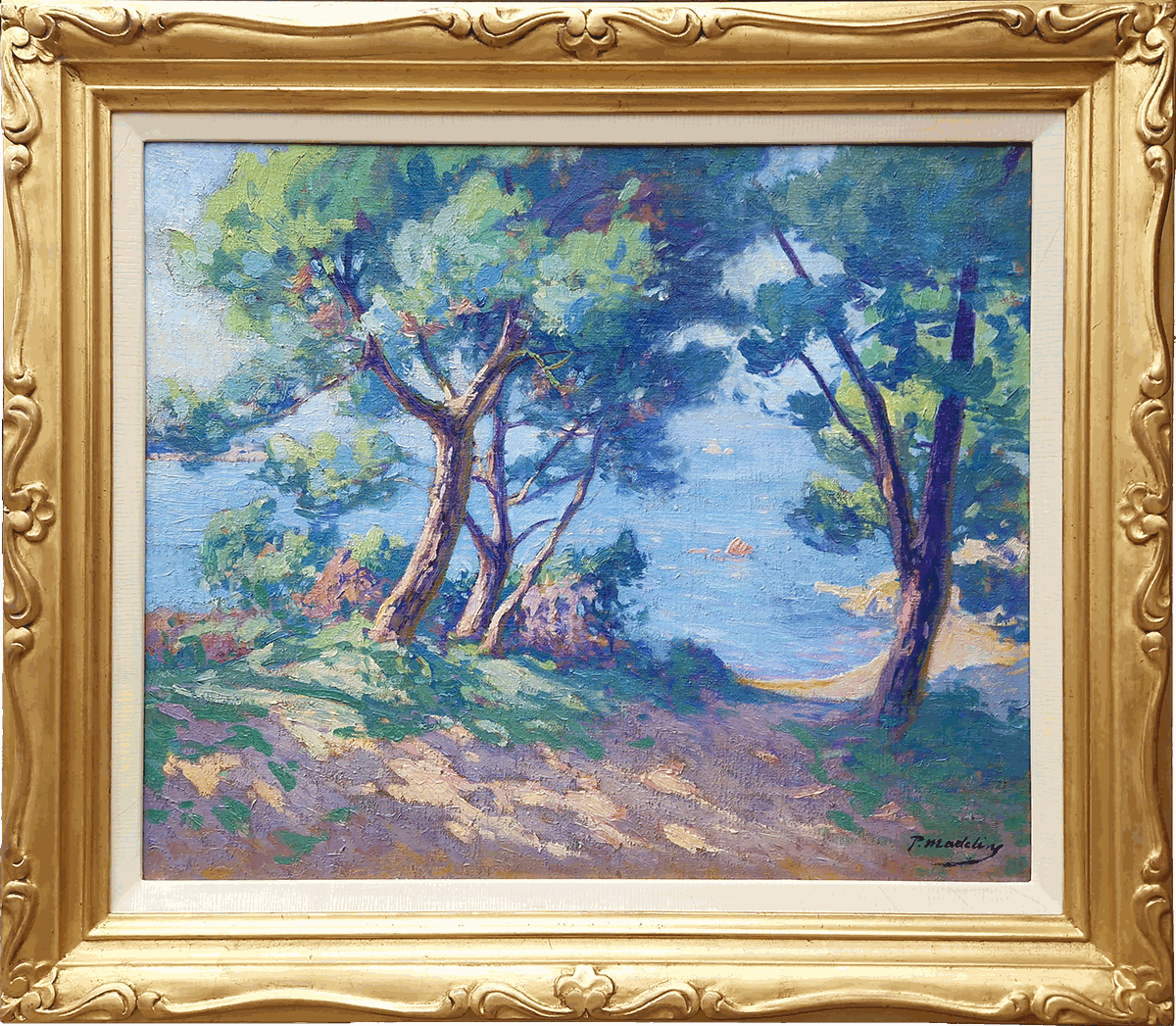Paul Madeline, Les pins á Loguivy, 1913