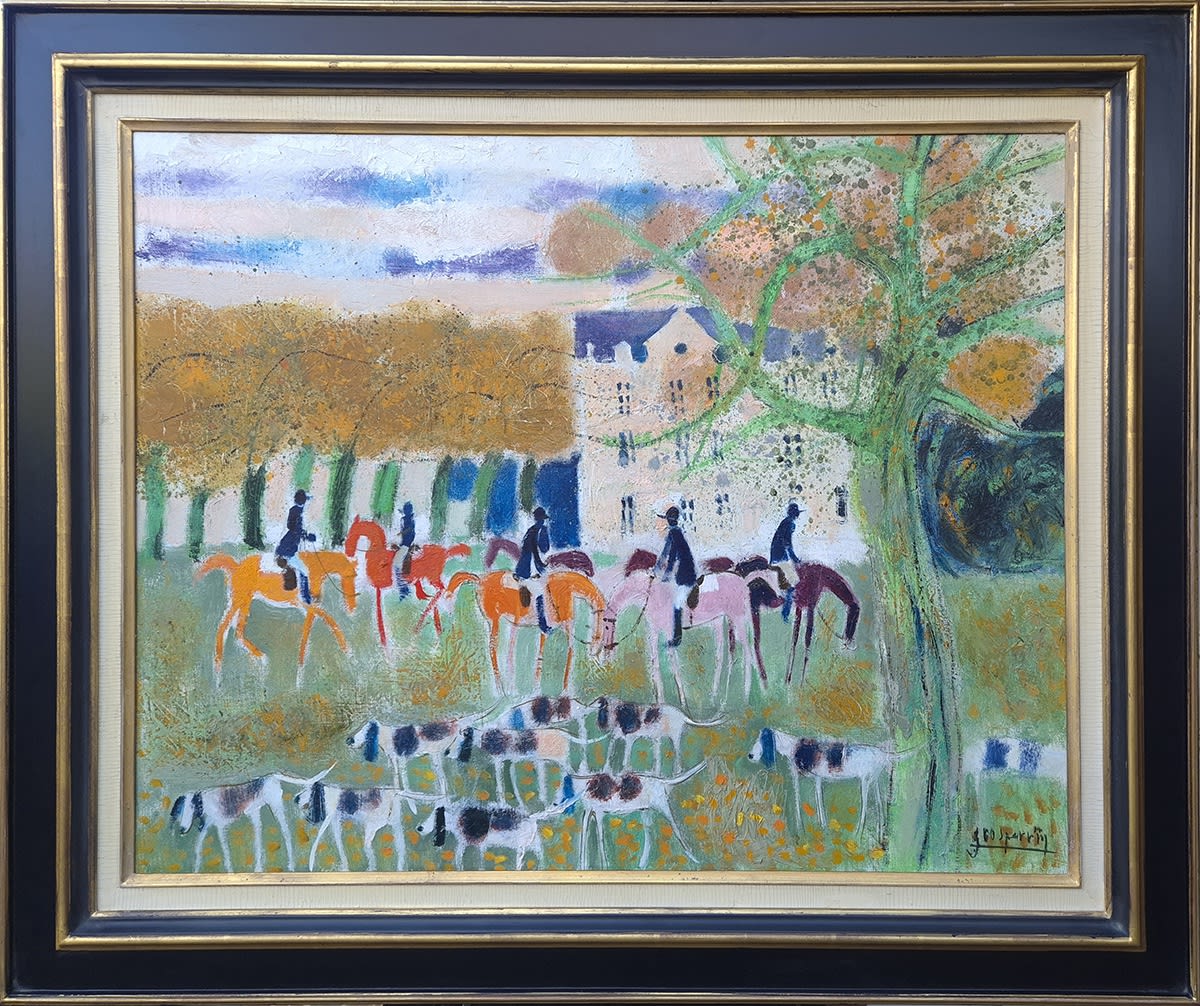 Claude Grosperrin, Départ à la chasse