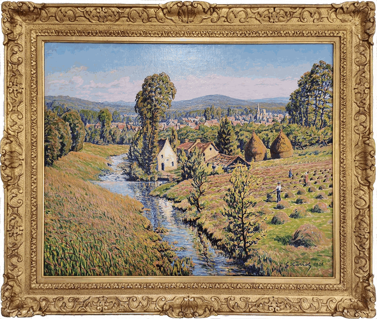 Gustave Cariot, Village en Rhénanie, 1926