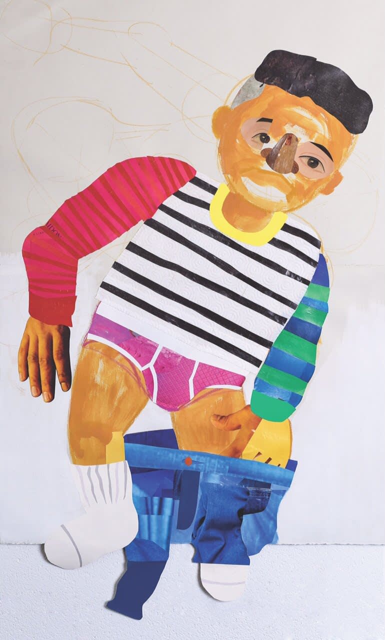 Self-portrait In Pink Underwear, 2016