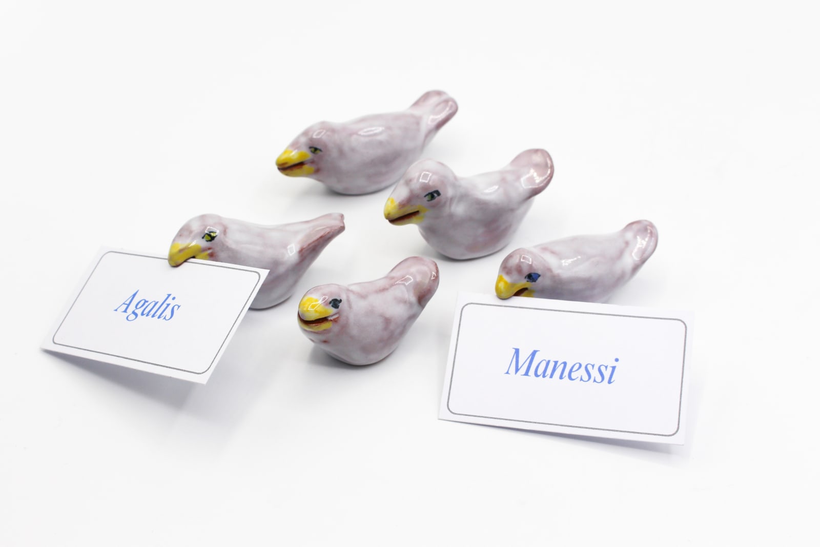 Agalis Manessi, Birdie Place Card Holders, 2025