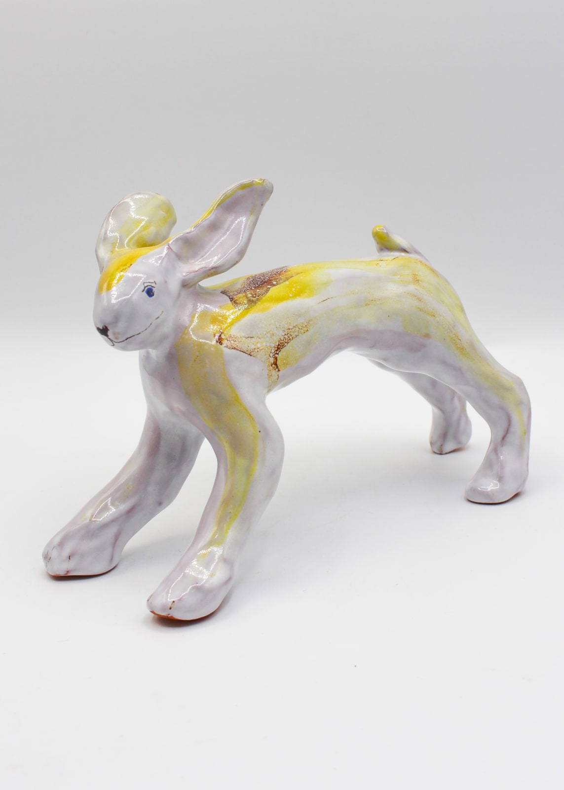 Agalis Manessi, Running Hare In Yellow, 2023