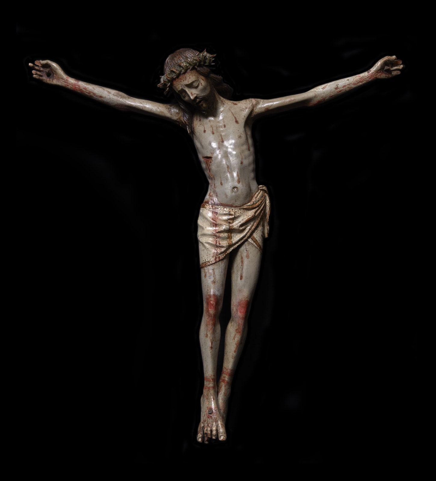 GIL DE SILOE CIRCLE, Crucified Christ, Spain, Late 15th Century