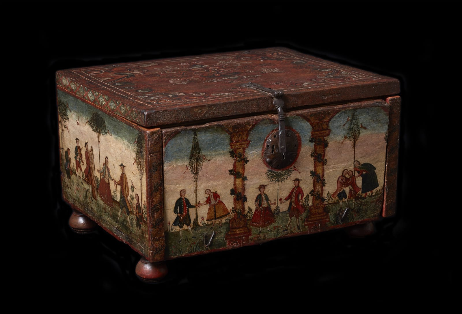 TRAVELING DESK, Viceroyalty of New Granada (Ecuador), 18th century