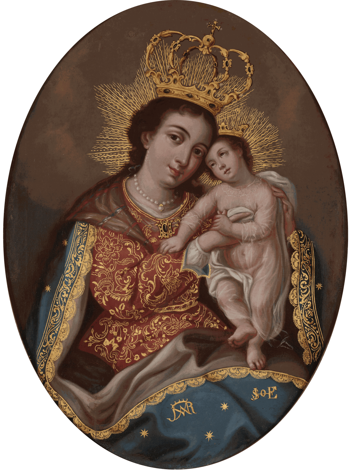 LUIS BERRUECOOUR LADY OF REFUGE, Our Lady Of Refuge, Puebla (Mexico), Active 1717-1750