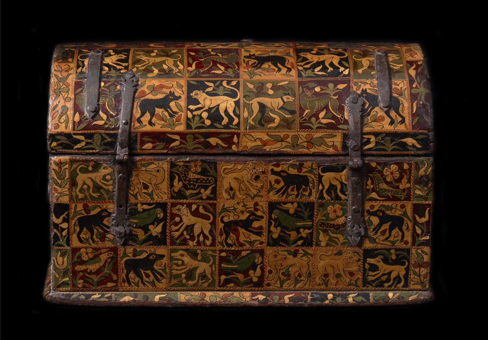 BARNIZ DE PASTO, CHEST, Colombia, 17th Century