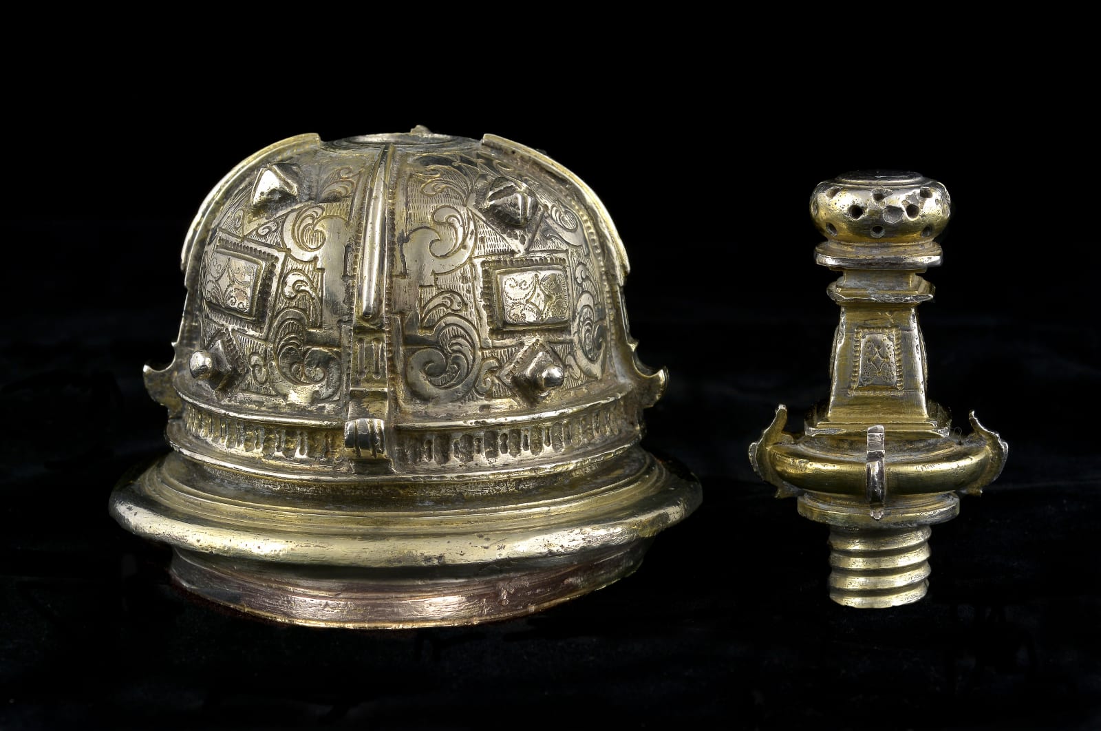 SALT CELLAR, Unidentified artist, Viceroyalty Of Peru, No later than 1622