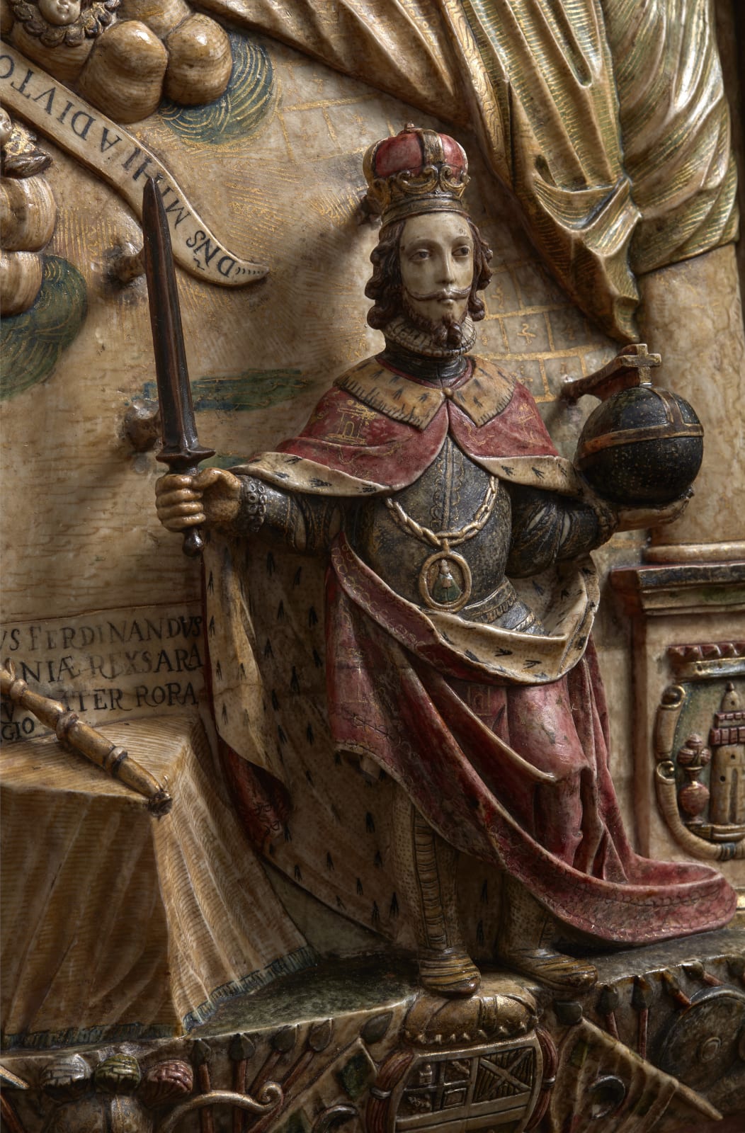 SAINT FERDINAND, Unidentified artist, Ayacucho (Peru), Late 17th century