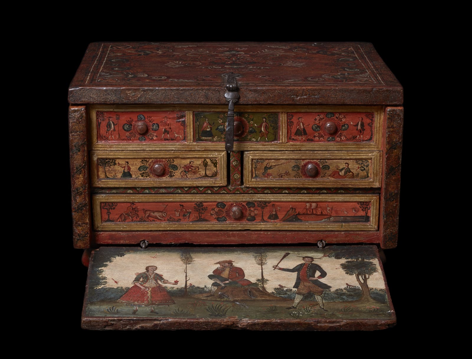 TRAVELING DESK, Viceroyalty of New Granada (Ecuador), 18th century