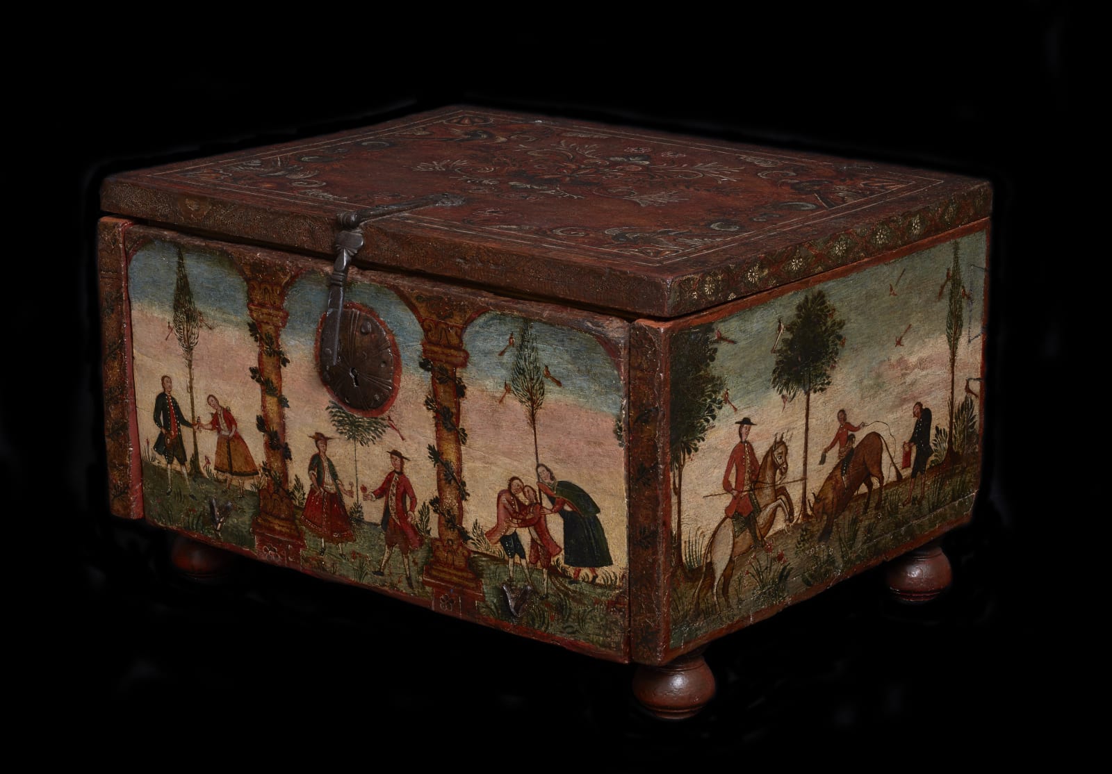 TRAVELING DESK, Viceroyalty of New Granada (Ecuador), 18th century