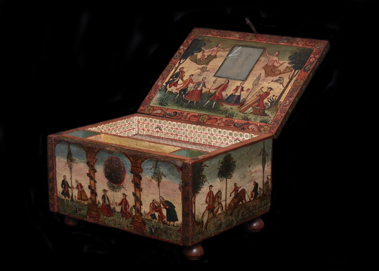 TRAVELING DESK, Viceroyalty of New Granada (Ecuador), 18th century