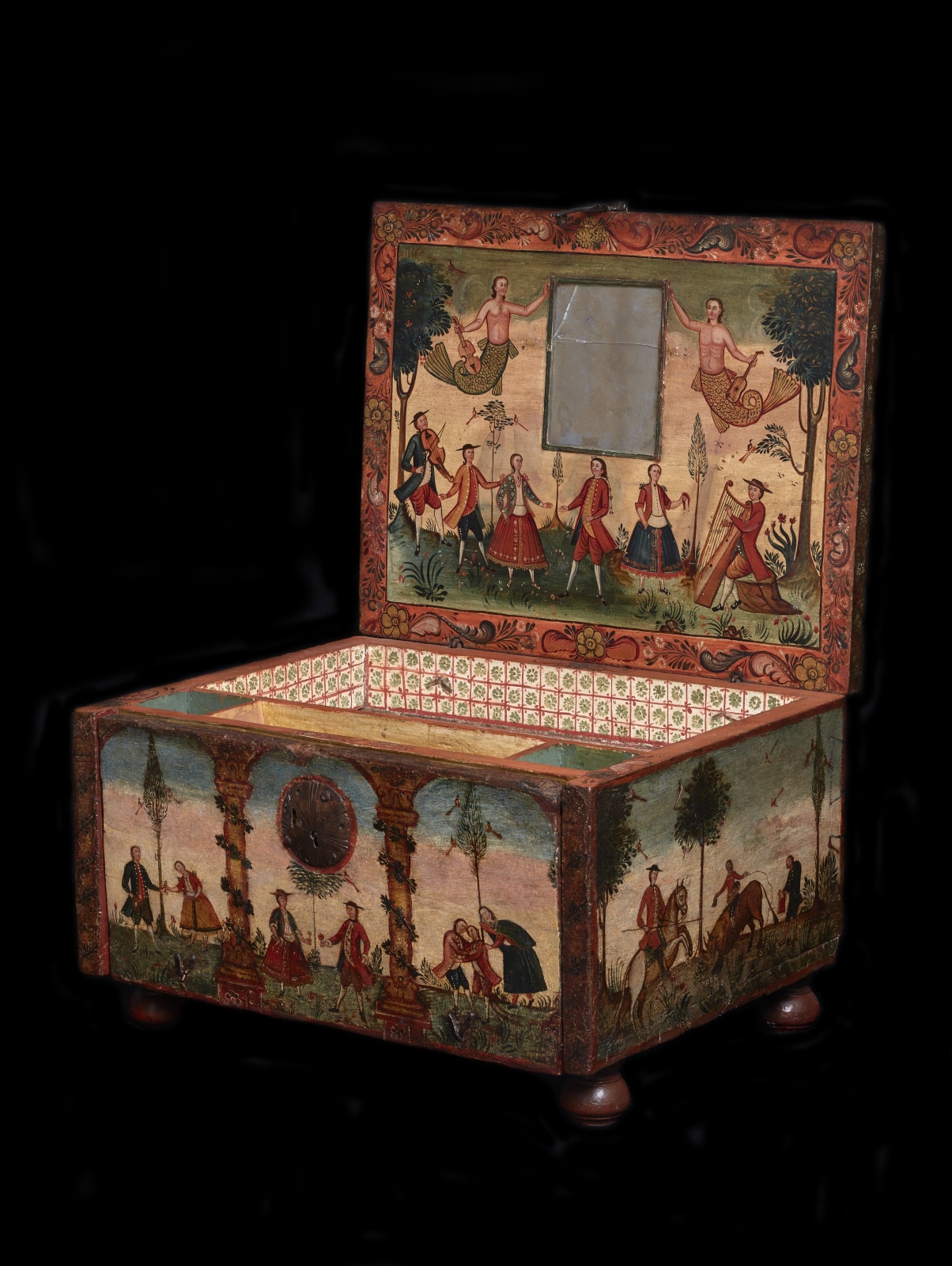 TRAVELING DESK, Viceroyalty of New Granada (Ecuador), 18th century