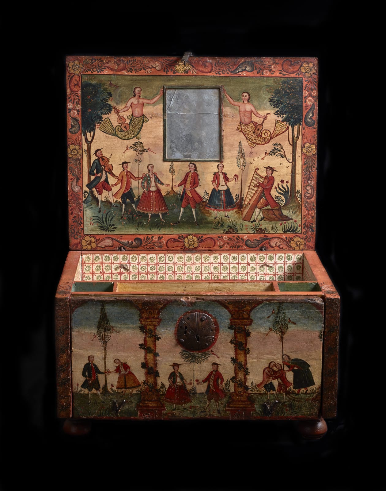 TRAVELING DESK, Viceroyalty of New Granada (Ecuador), 18th century