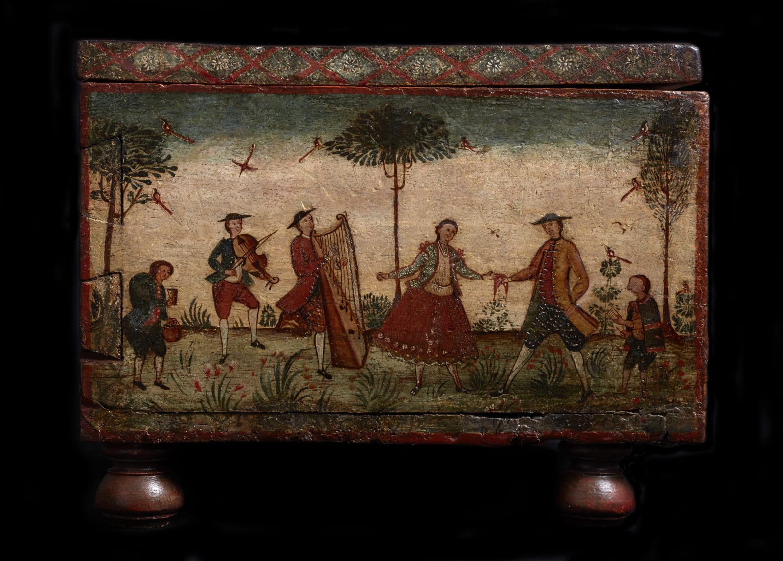 TRAVELING DESK, Viceroyalty of New Granada (Ecuador), 18th century