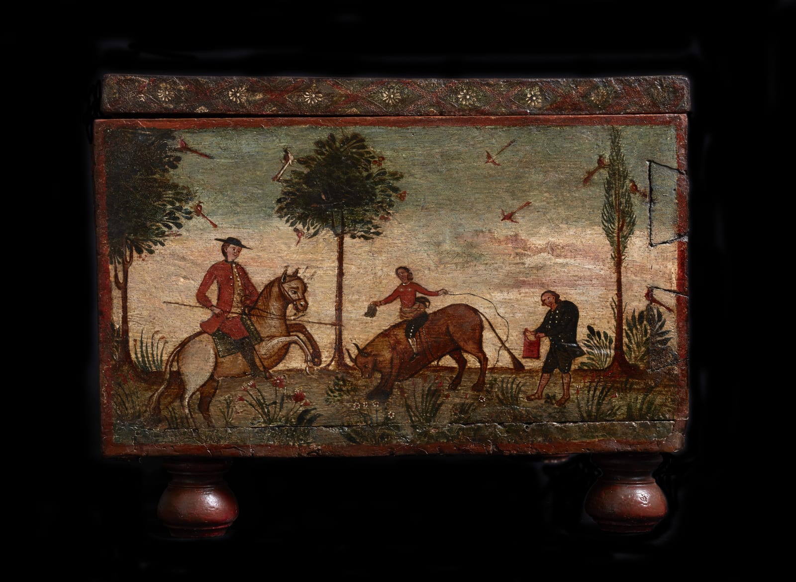 TRAVELING DESK, Viceroyalty of New Granada (Ecuador), 18th century