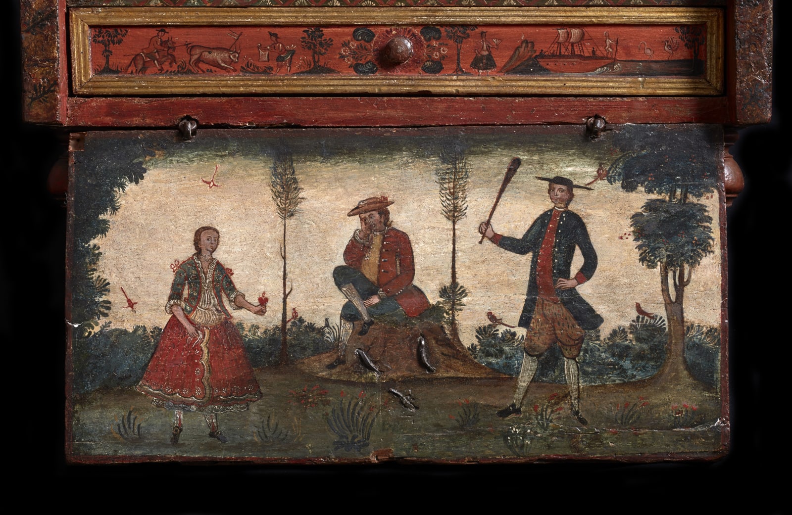TRAVELING DESK, Viceroyalty of New Granada (Ecuador), 18th century