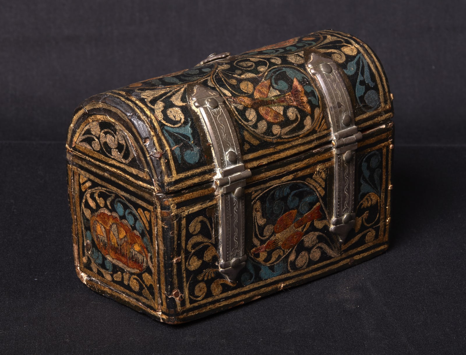 BARNIZ DE PASTO, CHEST, Colombia, 17th Century