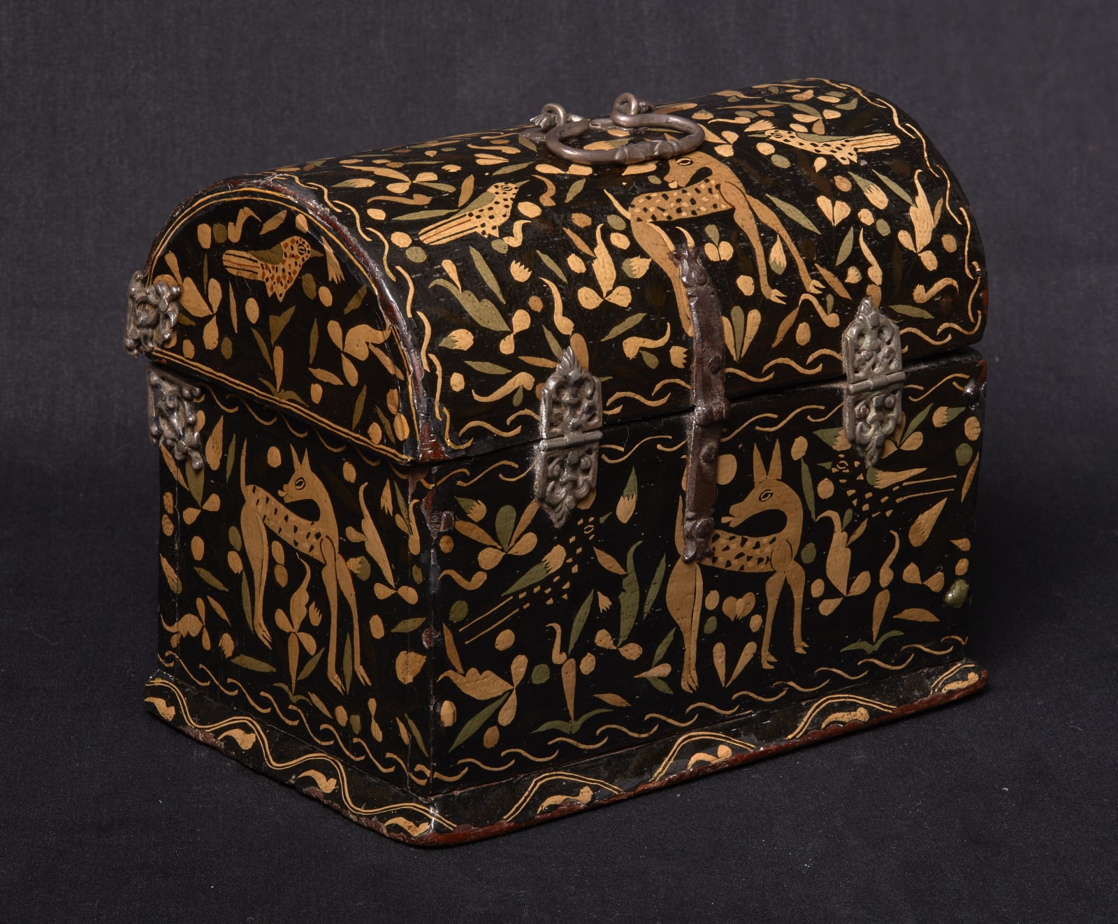 BARNIZ DE PASTO, CHEST, Colombia, 17th Century