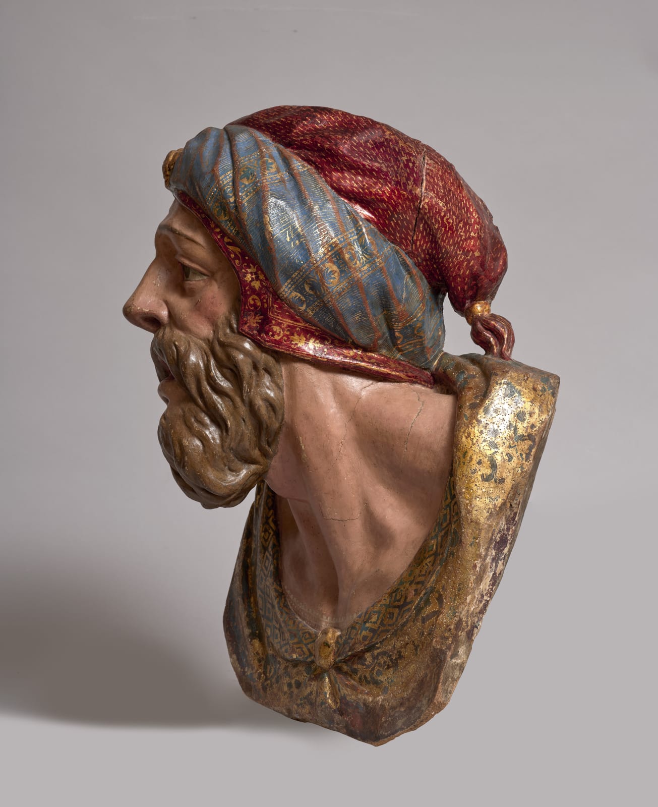 ALONSO BERRUGUETE, Joseph of Arimathea and Nicodemus (a pair of busts), (Paredes De Nava, c. 1488 - Valladolid, 1561), Second quarter of the 16th century