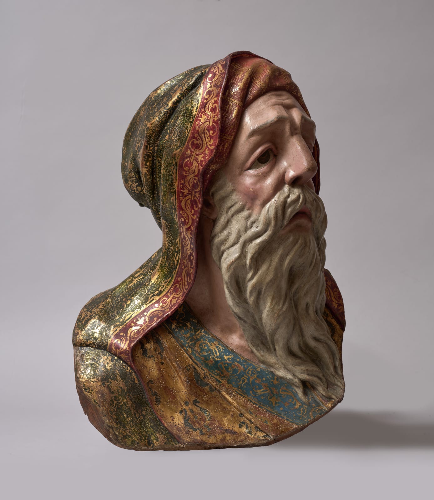ALONSO BERRUGUETE, Joseph of Arimathea and Nicodemus (a pair of busts), (Paredes De Nava, c. 1488 - Valladolid, 1561), Second quarter of the 16th century