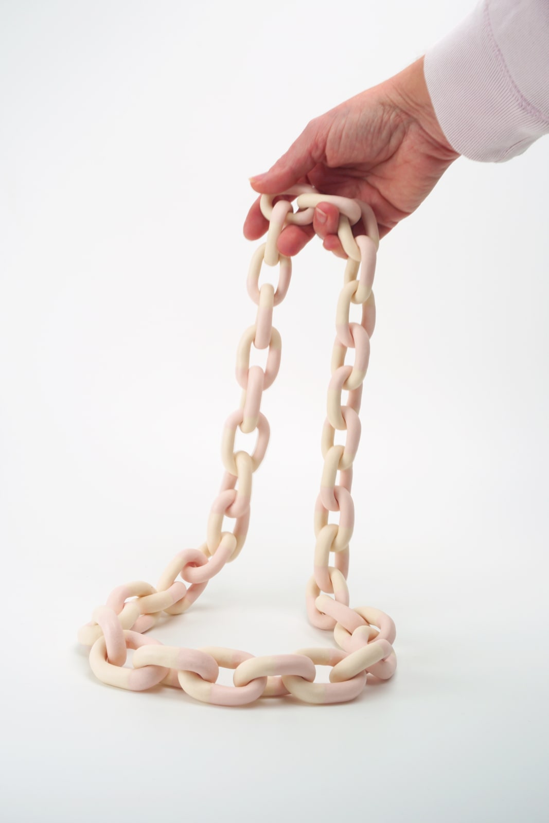 Rebecca Wilson, Fuzzy Peach Necklace