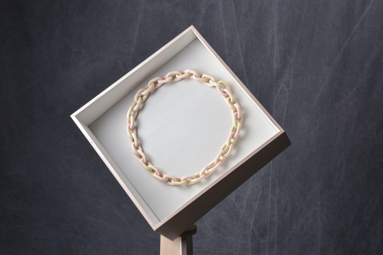 Rebecca Wilson, Fuzzy Peach Necklace