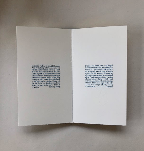 Barbara A Morton, Eventide. Fallen