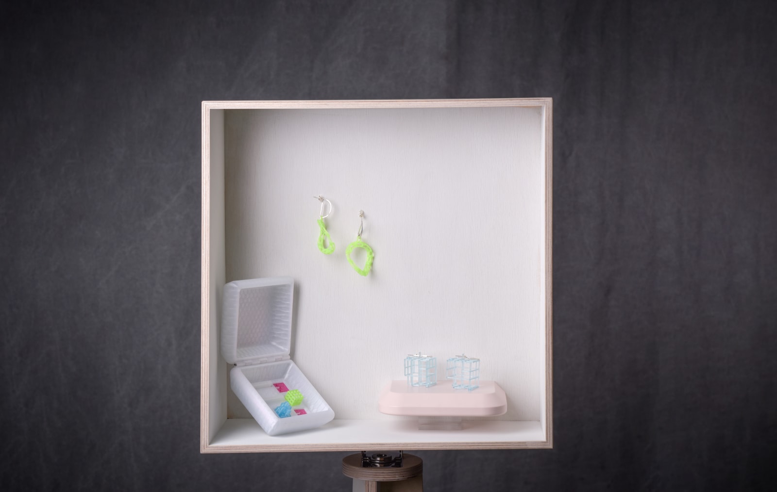 Cara Lowe, CUBE earrings