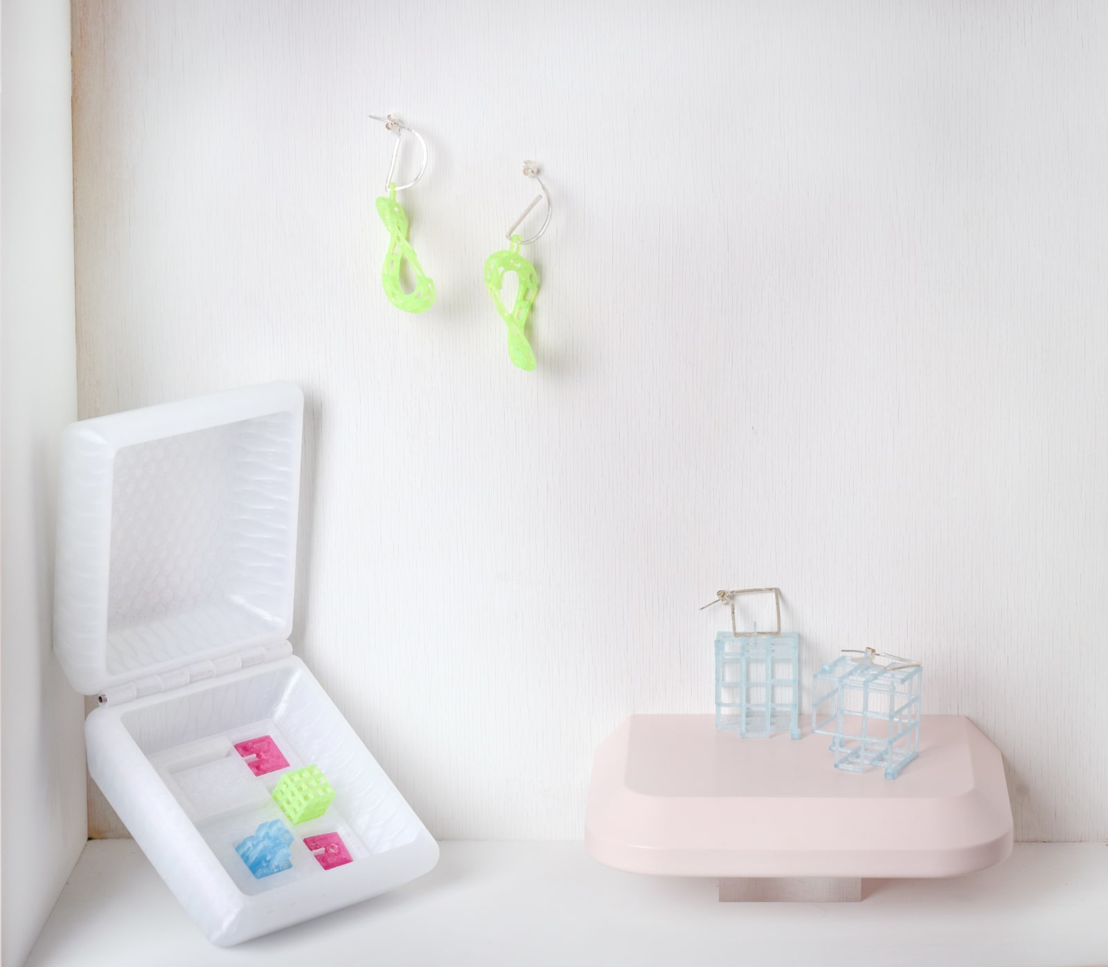 Cara Lowe, CUBE earrings