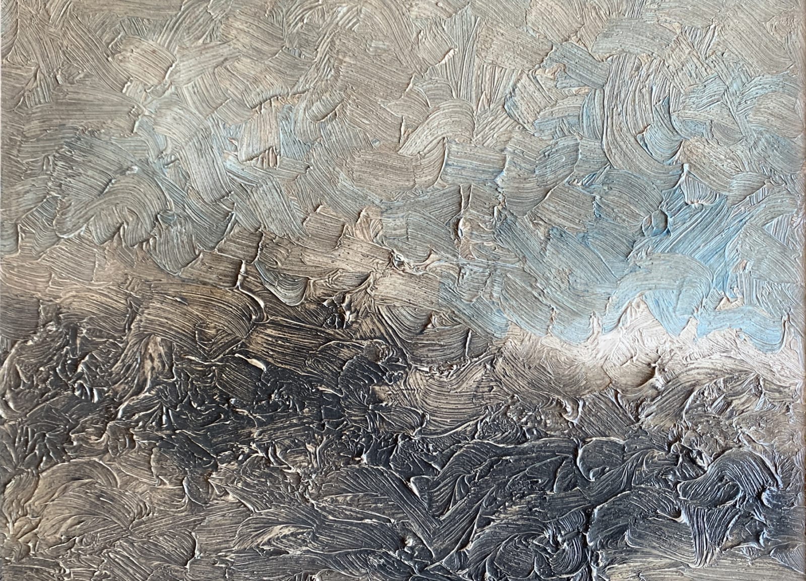 Dramatic Oil painting on canvas