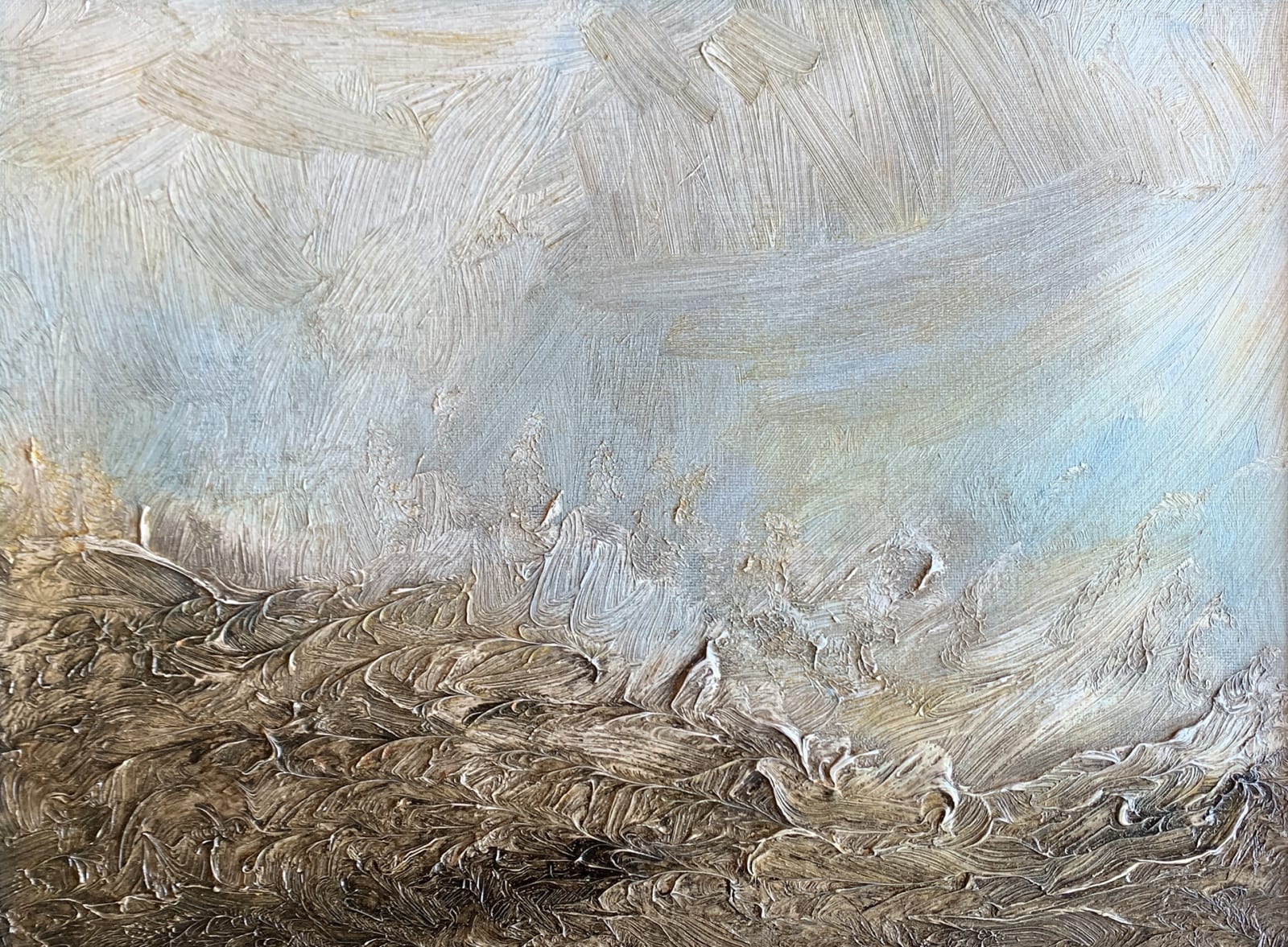 Dramatic Oil painting on canvas