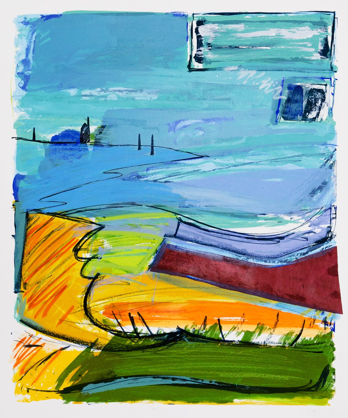 Lucy Farley , Mines towards Zennor, 2016