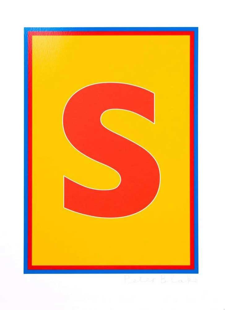 Sir Peter Blake , Dazzle Alphabet S, 2017