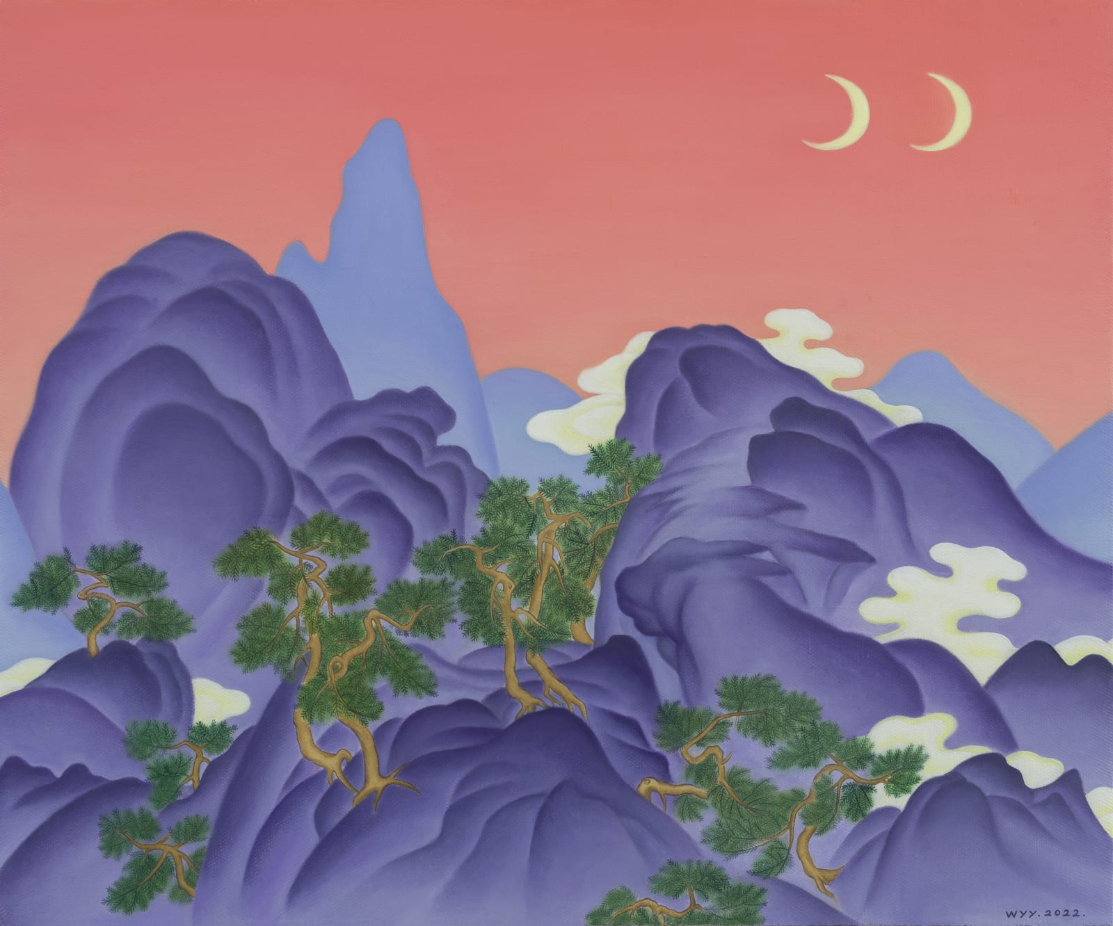 Wei Yangyang 魏阳阳, Amber Moon III, 2022