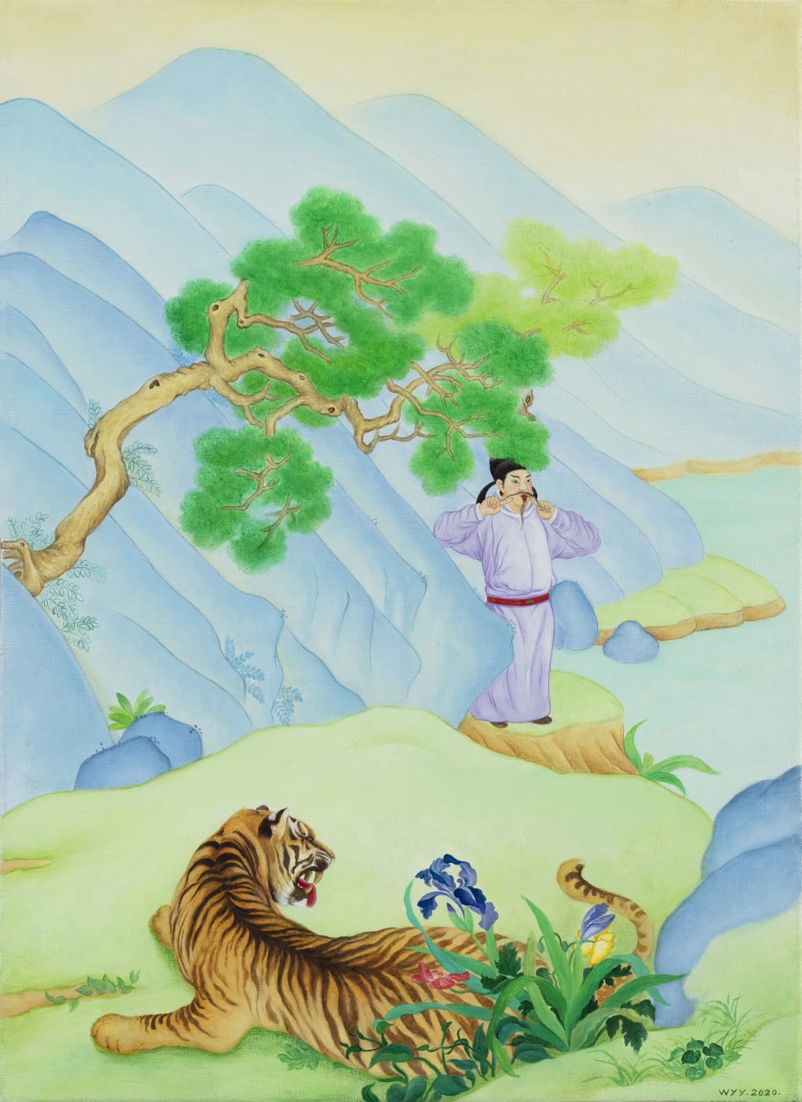 Wei Yangyang 魏阳阳, Teasing Tiger , 2020