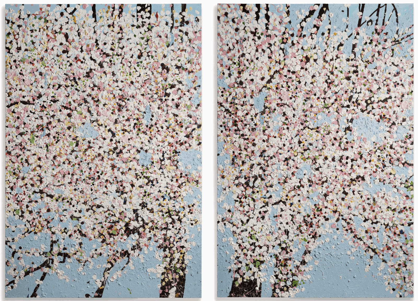 Damien Hirst, Beautiful Happy Blossom, 2018