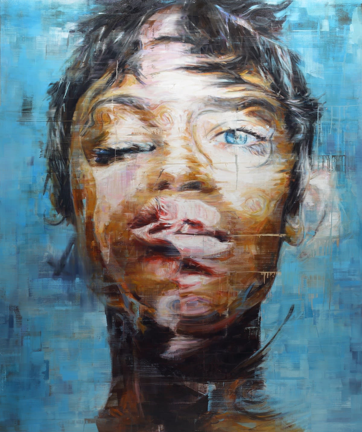 Harding Meyer, o.T. (16-2016), 2016, oil on canvas