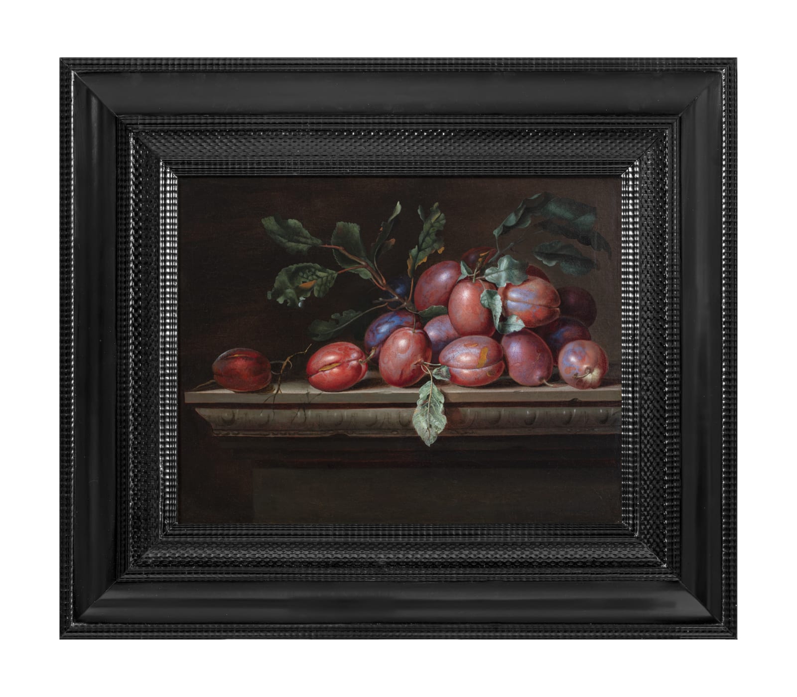 Abraham De LUST (?-1659), Nature morte aux prunes , 17 ème