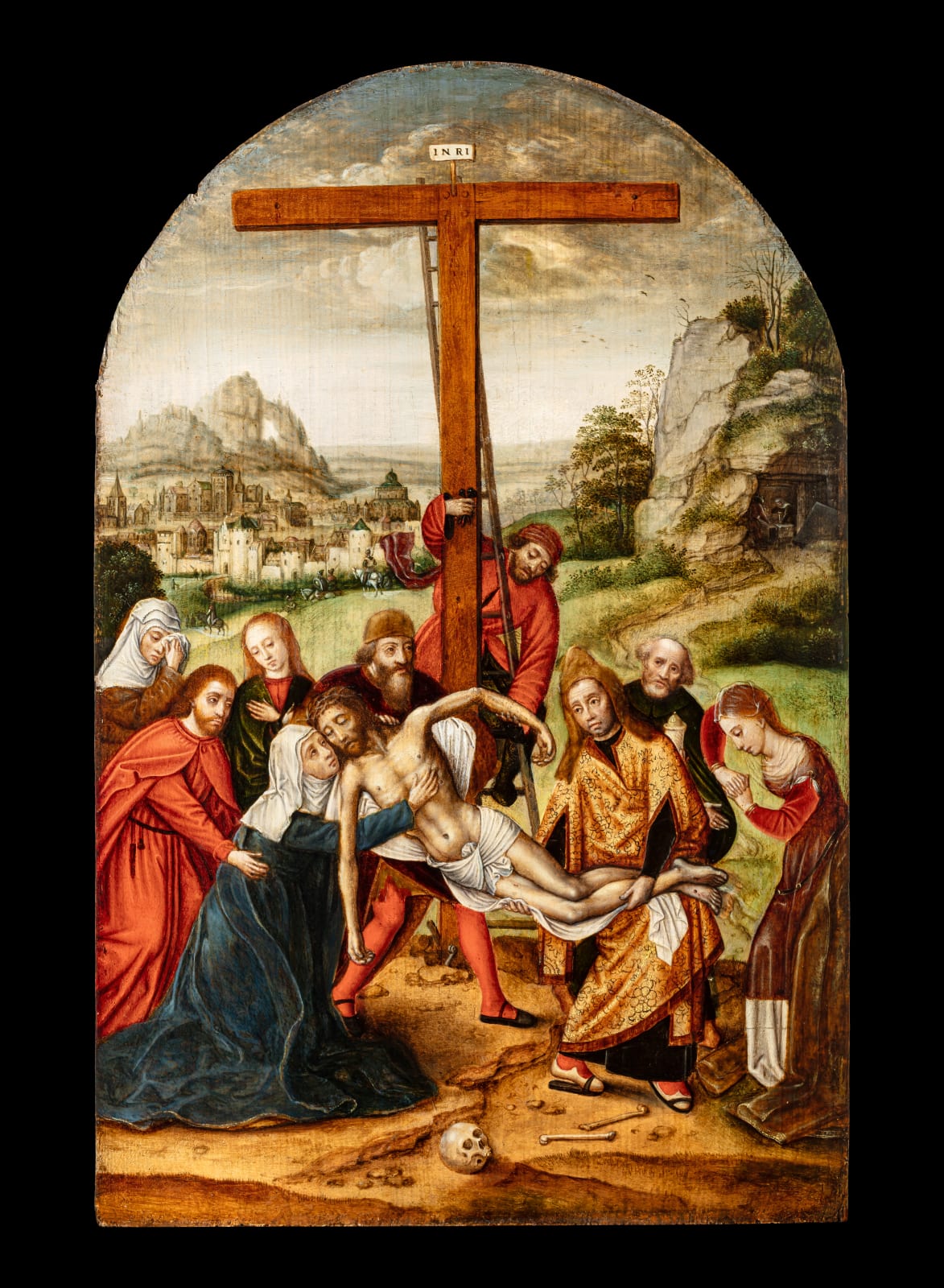 Marcellus Coffermans (Anvers 1549-1578), Ladéposition du christ, 16 ème