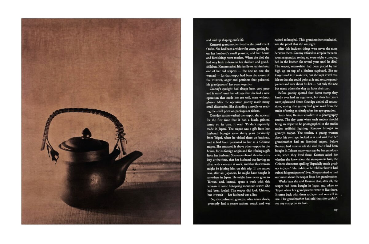 Jo&atilde;o Penalva O bule da av&oacute; de Kentaro, 2003 Printing with pure pigments on Ilford Instant Dry Semi Matte 240 gsm paper mounted on aluminum