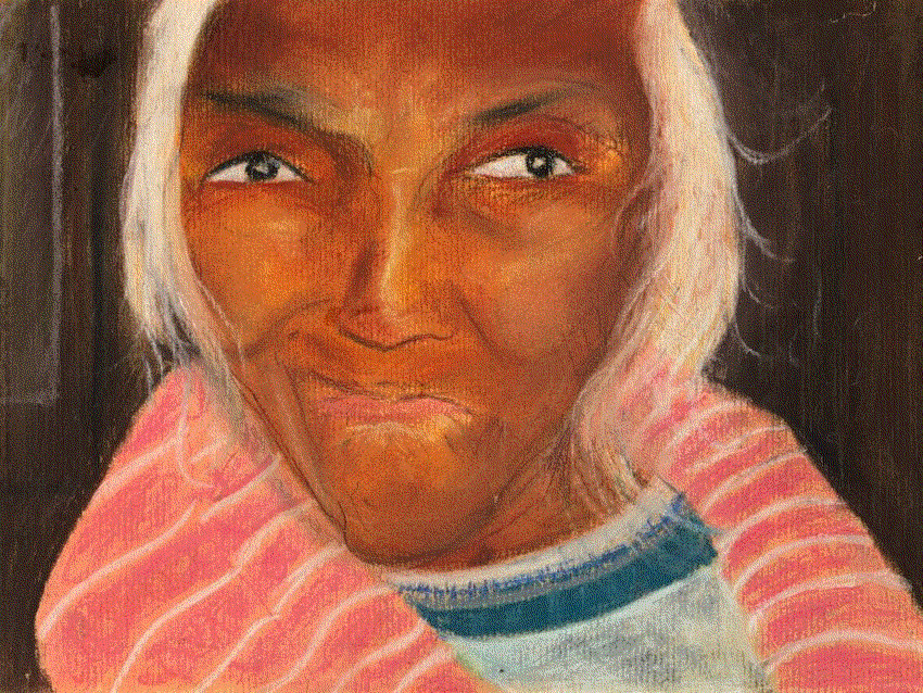 Ma ji in Basti Sheikh, 1995