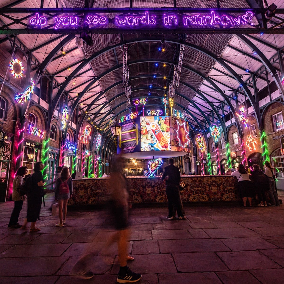 Chila Burman, Do you see words in Rainbows?, 2020