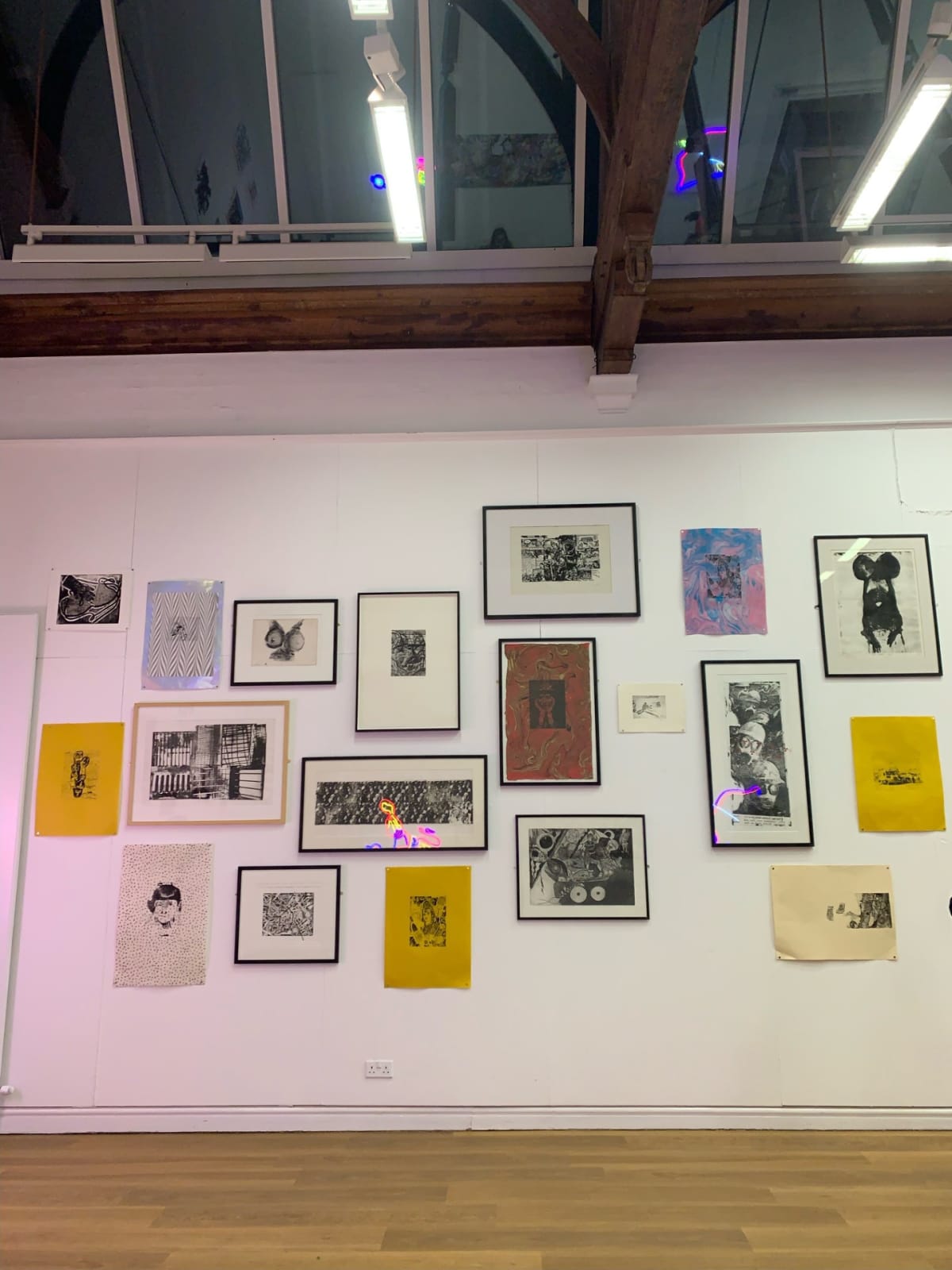 Chila Burman, Eton Show: Collation of Etchings, 2023